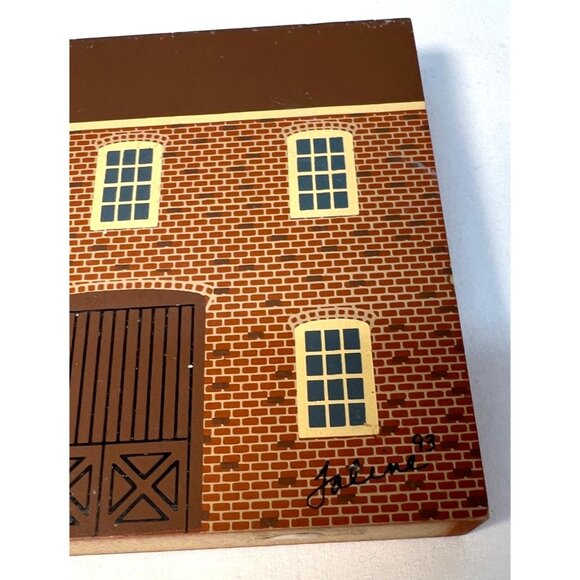 Lewis & Clark Center Wood Building Block Decoration By The Cats Meow - Picture 6 of 6